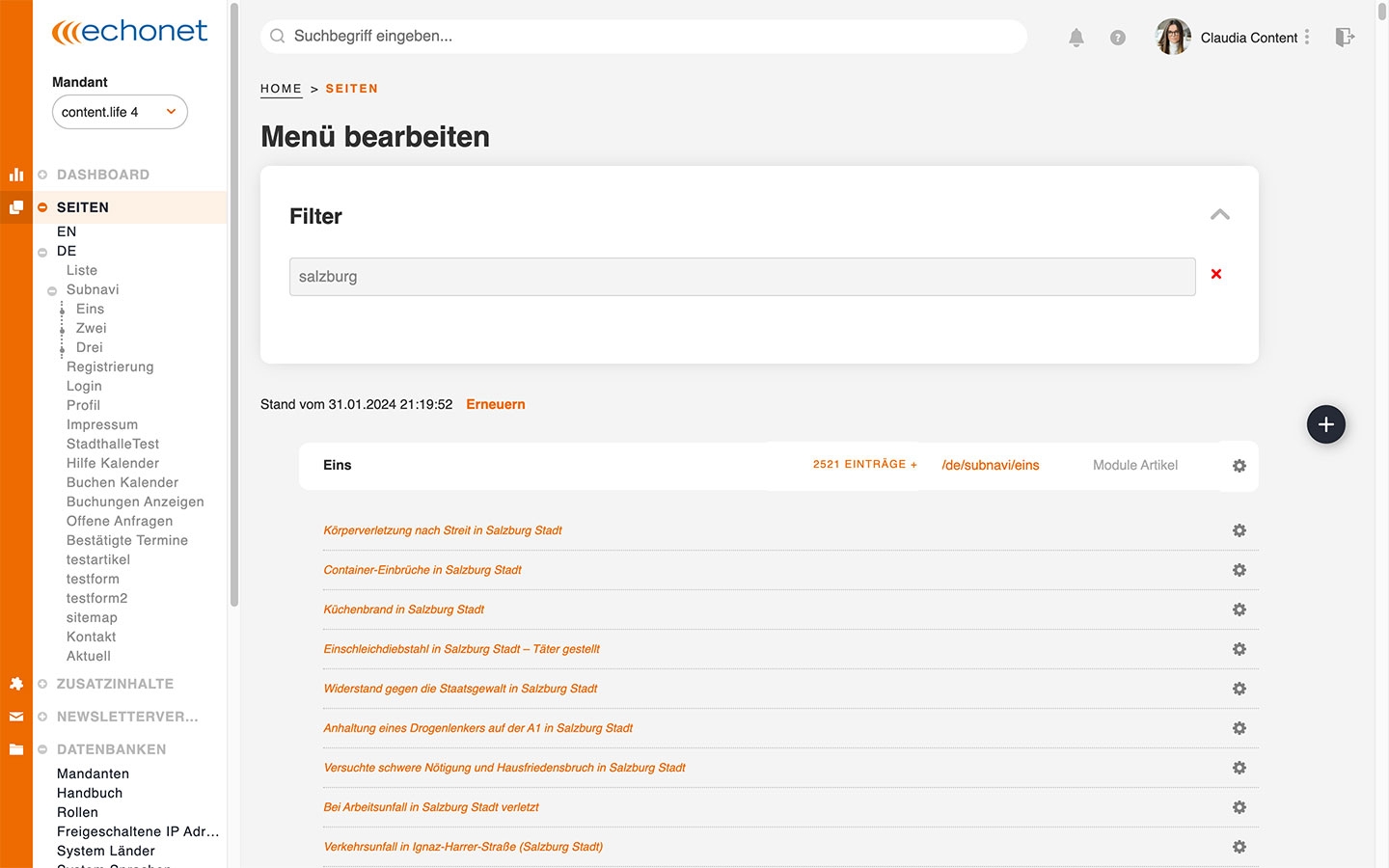contentlife 4 | Screen Only 02 © echonet.at contentlife 4 | Screen Only 02 © echonet.at
