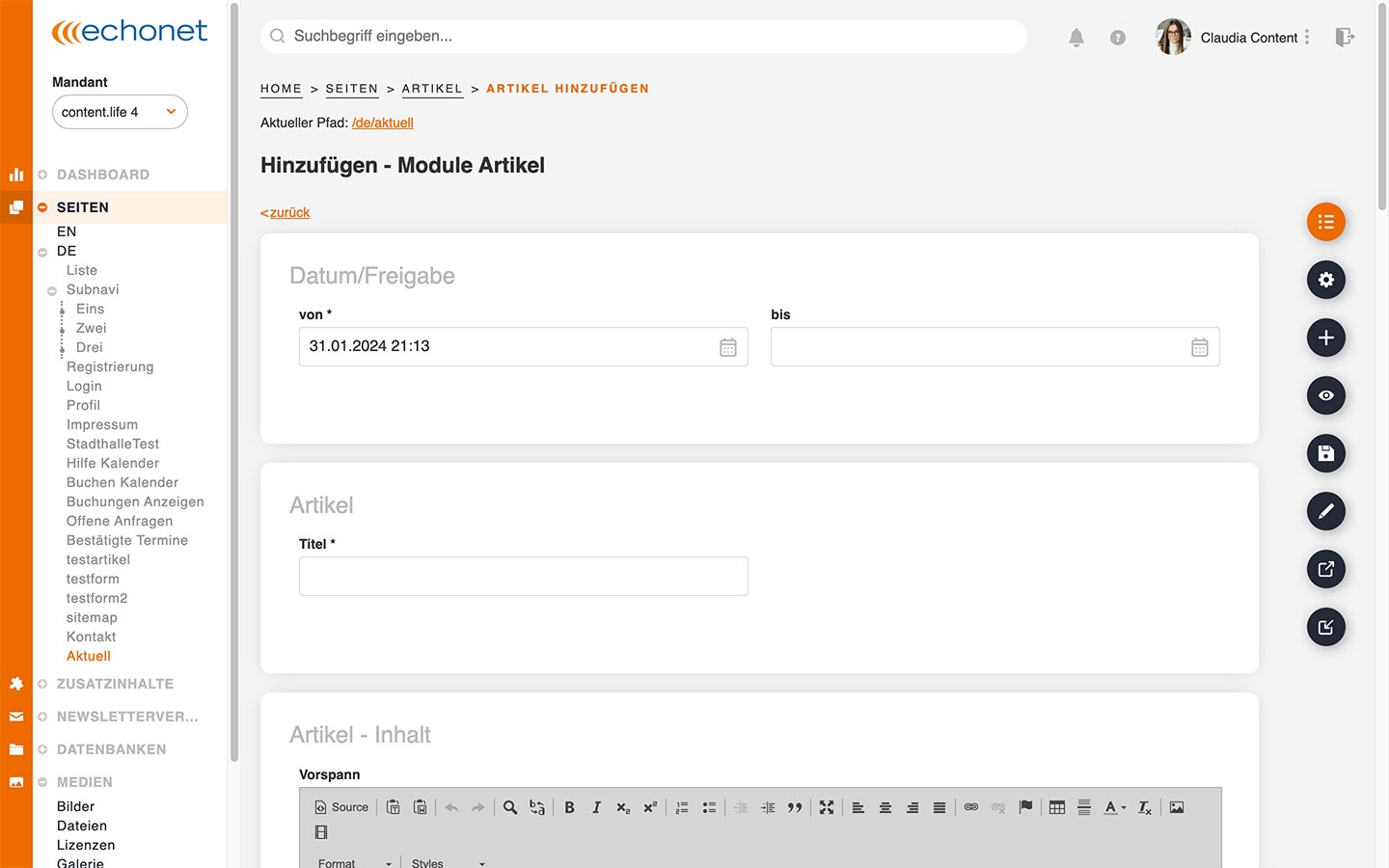 contentlife 4 | Screen Only 05 © echonet.at contentlife 4 | Screen Only 05 © echonet.at