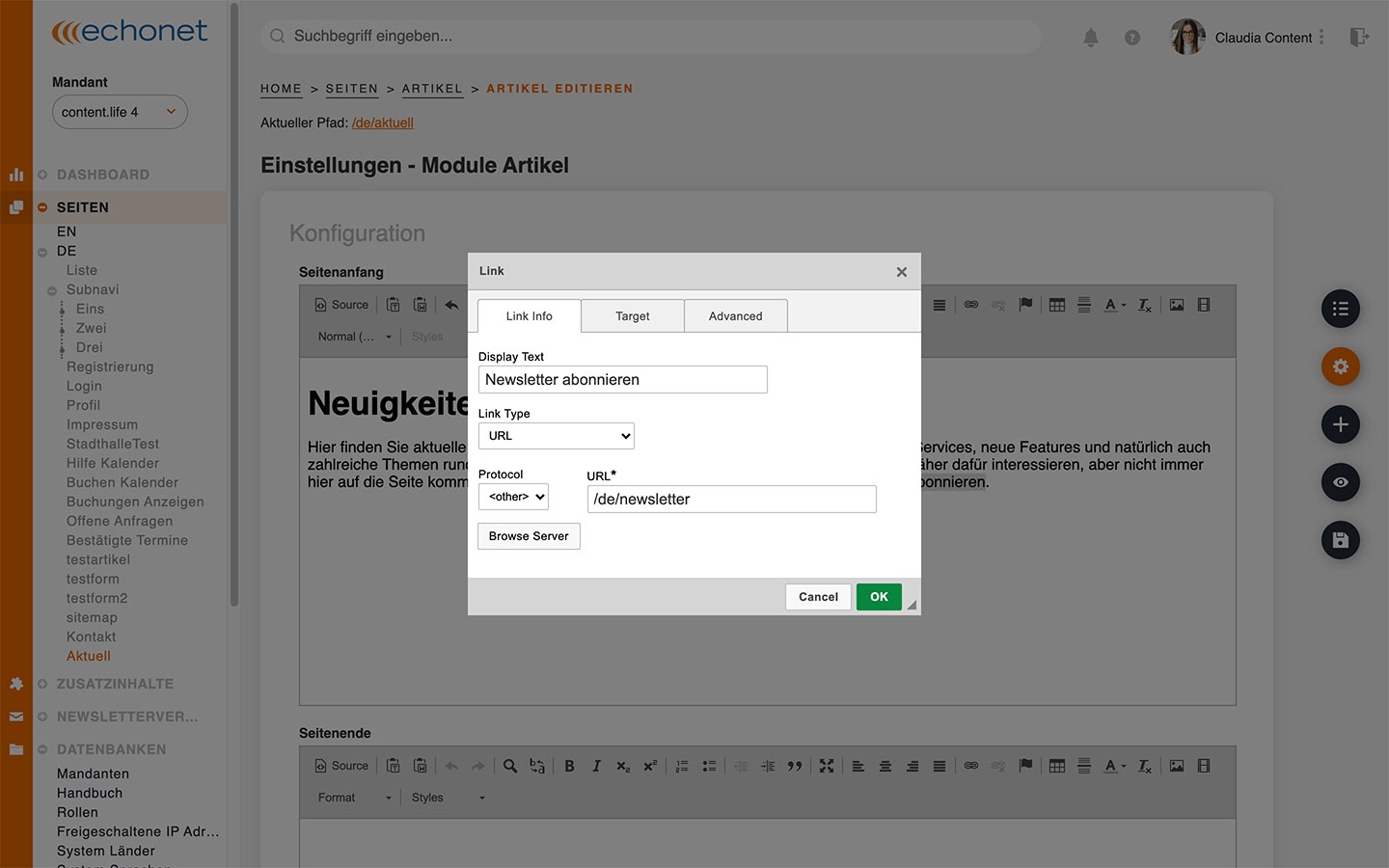 contentlife 4 | Screen Only 10 © echonet.at contentlife 4 | Screen Only 10 © echonet.at