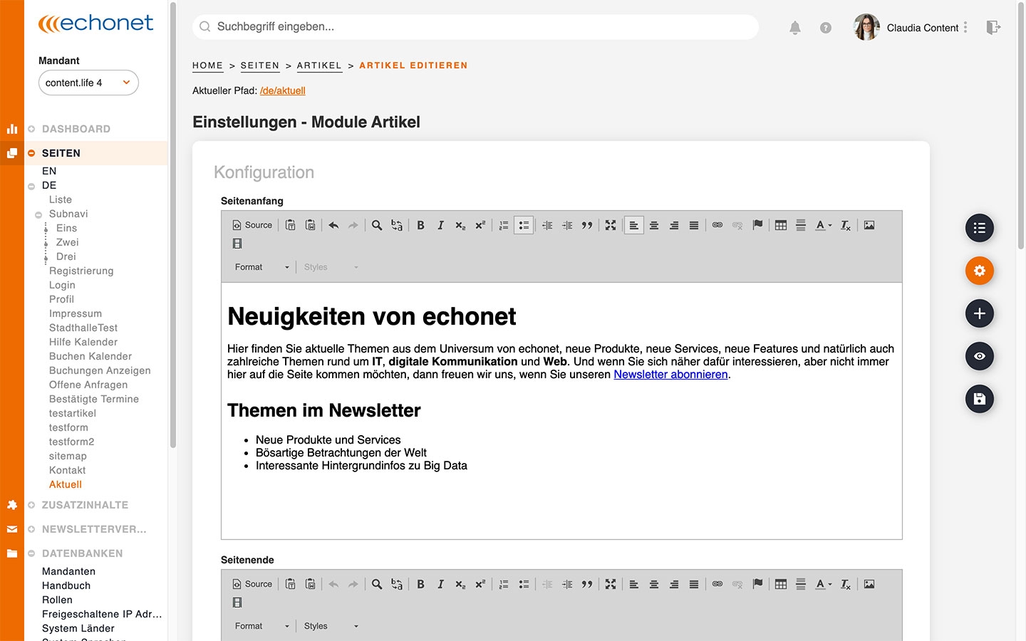 contentlife 4 | Screen Only 11 © echonet.at contentlife 4 | Screen Only 11 © echonet.at