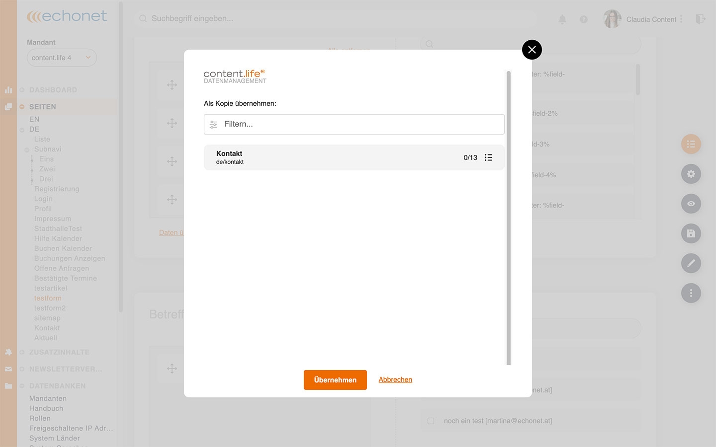 contentlife 4 | Screen Only 13 © echonet.at contentlife 4 | Screen Only 13 © echonet.at