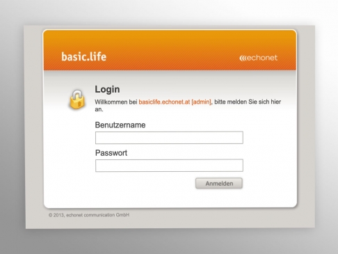 basic.life 1 | Login © echonet communication basic.life 1 | Login © echonet communication